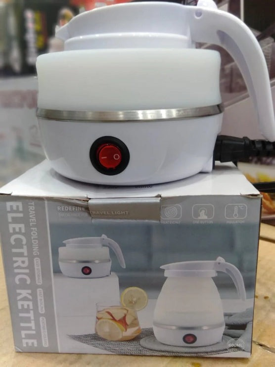 Foldable Electric Kettle Make Tea, Coffee & Instantly Anywhere