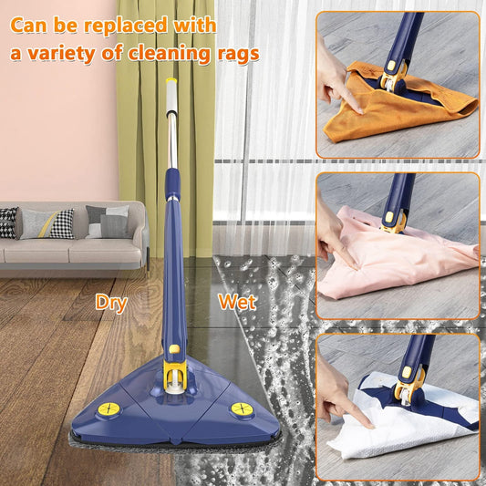 Triangle Mop 360 Adjustable With Twist Squeeze