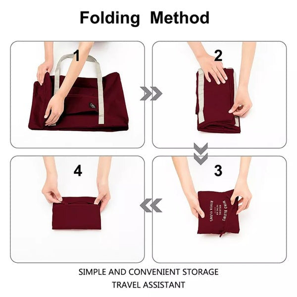 Nylon Foldable Travel Bags Unisex Large Capacity Bag