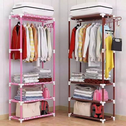 Attachable Cloth Hanging Shelf